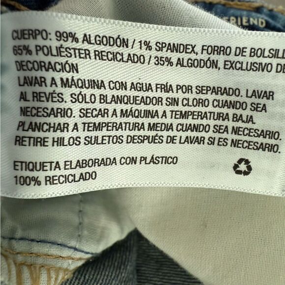 Universal Thread Mid Rise Boyfriend Blue Jeans - Picture 8 of 9